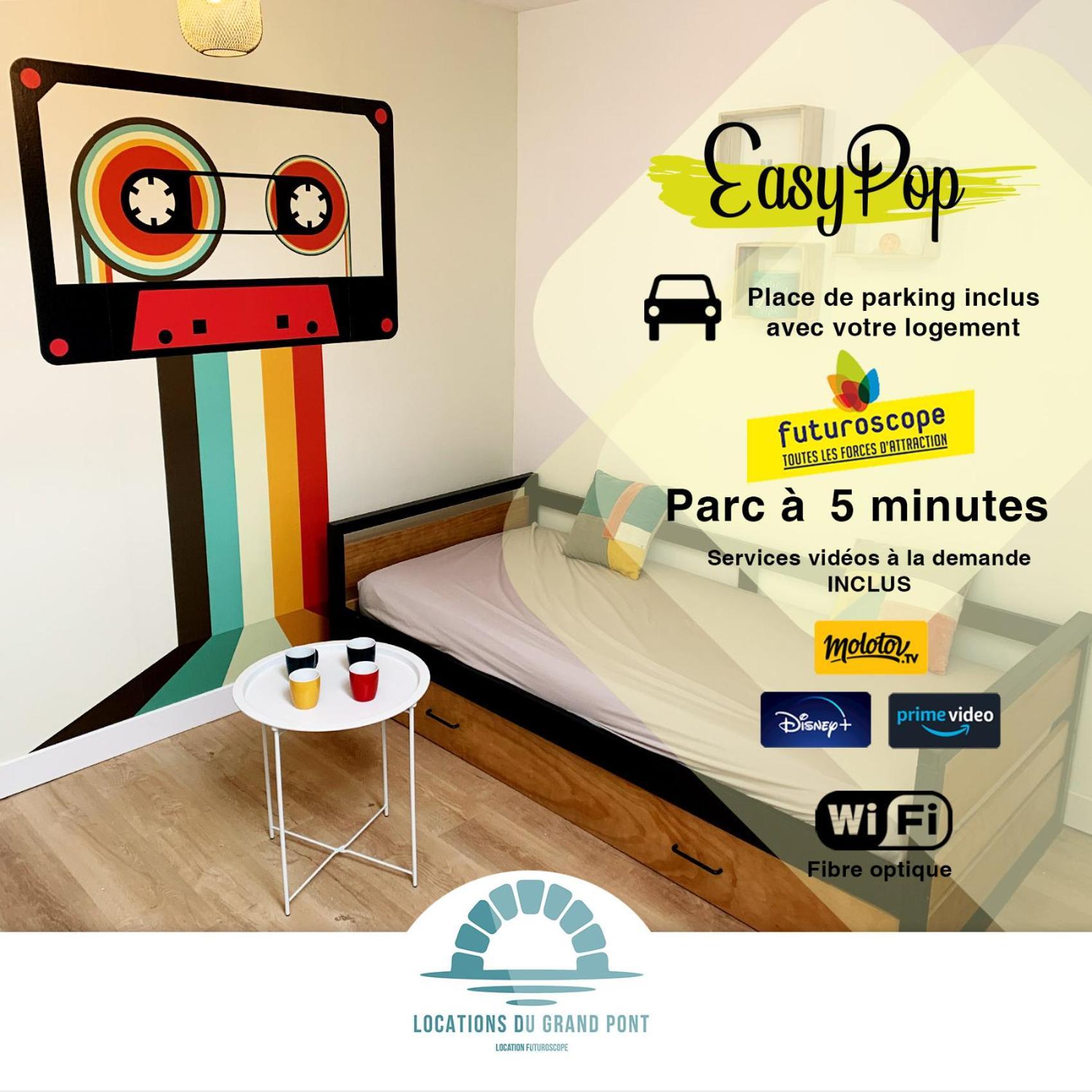 Locations Du Grand Pont - Appart Hotel Poitiers - Futuroscope Chasseneuil-du-Poitou Eksteriør bilde